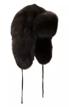 Шапка-ушанка из меха соболя VICTORIA KUSENKOVA