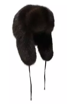 Шапка-ушанка из меха соболя VICTORIA KUSENKOVA