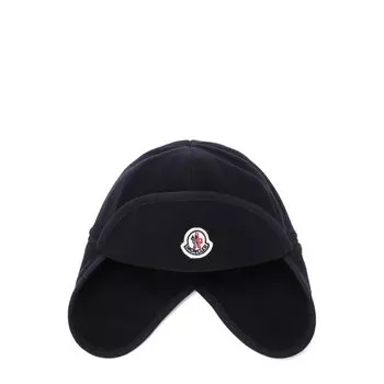 Шапка с логотипом бренда Moncler Enfant