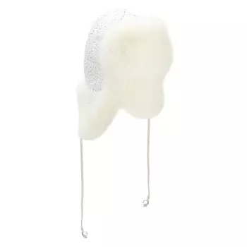 Шапка-ушанка с меховой отделкой Il Trenino