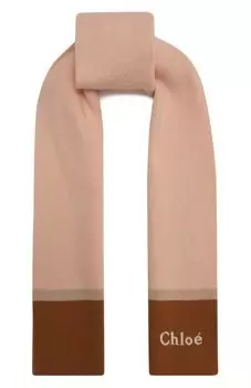 Шарф из хлопка и шерсти Chlo