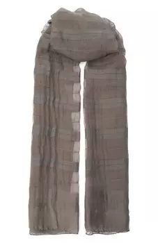 Шарф из шелка и шерсти Giorgio Armani