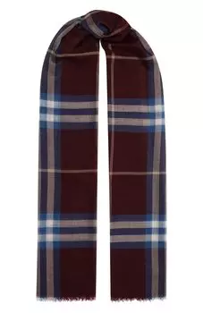 Шарф из шерсти и шелка Burberry