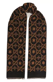 Шарф из шерсти и шелка Gucci