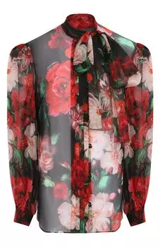 Шелковая блузка Dolce & Gabbana