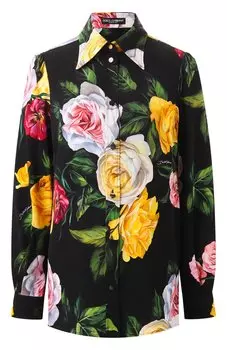 Шелковая блузка Dolce & Gabbana