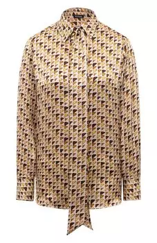 Атласная блузка Kiton