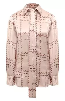 Атласная блузка Kiton