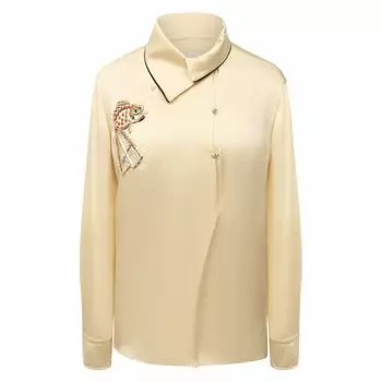 Шелковая блузка Lanvin