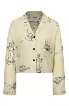 Шелковая блузка Nanushka