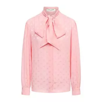 Шелковая блузка Saint Laurent