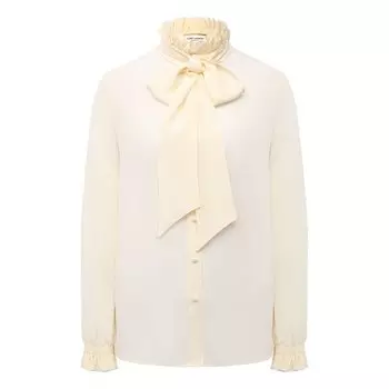 Шелковая блузка Saint Laurent