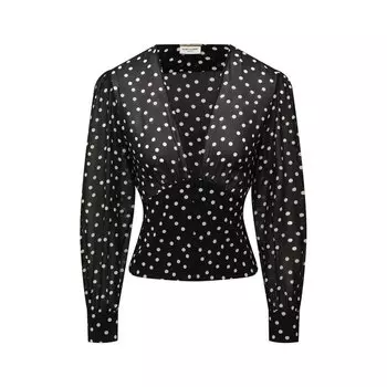 Шелковая блузка Saint Laurent