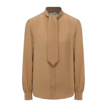 Шелковая блузка Saint Laurent