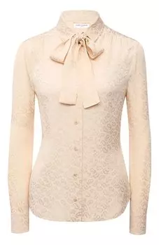 Шелковая блузка Saint Laurent