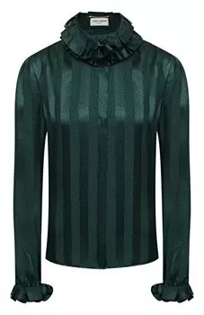 Шелковая блузка Saint Laurent