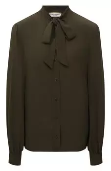 Шелковая блузка Saint Laurent