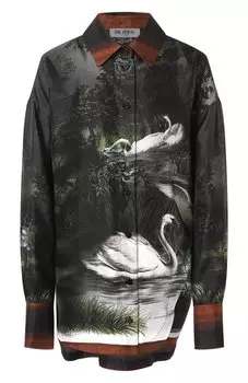 Шелковая блузка The Attico