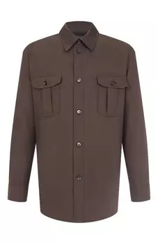 Шелковая куртка-рубашка Brioni