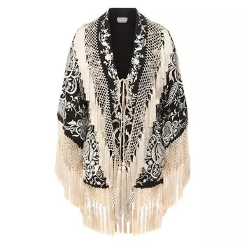 Шелковая накидка Dries Van Noten