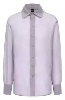 Шелковая рубашка BOSS