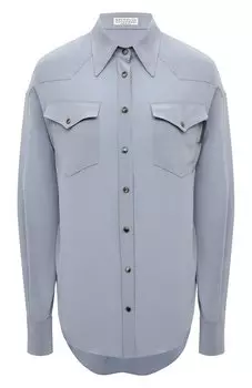 Шелковая рубашка Brunello Cucinelli