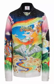 Шелковая рубашка Casablanca