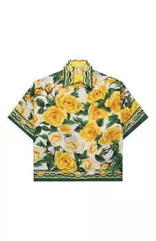 Шелковая рубашка Dolce & Gabbana