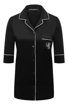 Шелковая рубашка Dolce & Gabbana