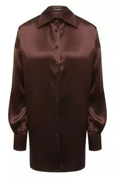 Шелковая рубашка Dolce & Gabbana