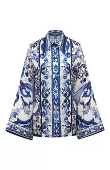 Шелковая рубашка Dolce & Gabbana