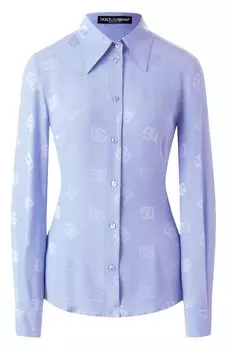 Шелковая рубашка Dolce & Gabbana