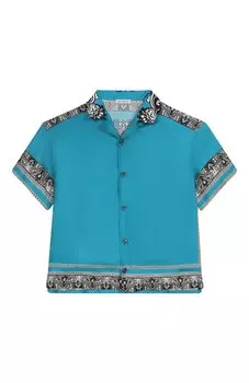 Шелковая рубашка Dolce & Gabbana