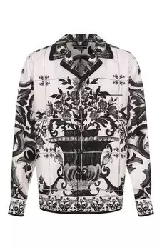 Шелковая рубашка Dolce & Gabbana