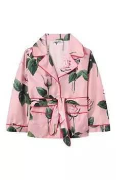 Шелковая рубашка Dolce & Gabbana