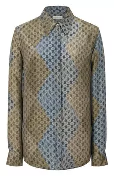 Шелковая рубашка Dries Van Noten