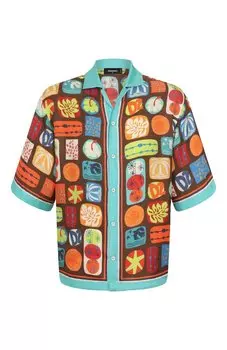 Шелковая рубашка Dsquared2