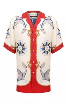 Шелковая рубашка Gucci