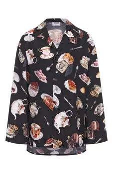 Шелковая рубашка Moschino