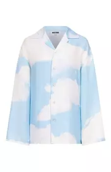 Шелковая рубашка Moschino