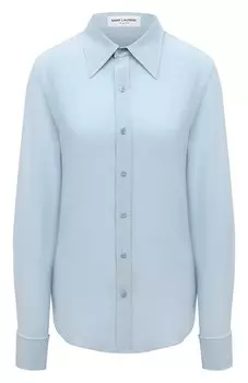 Шелковая рубашка Saint Laurent