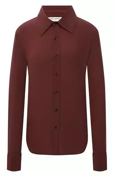 Шелковая рубашка Saint Laurent
