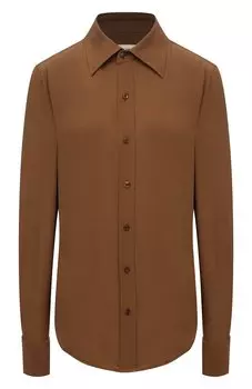 Шелковая рубашка Saint Laurent