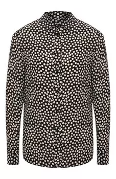 Шелковая рубашка Saint Laurent