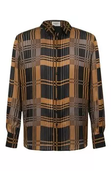 Шелковая рубашка Saint Laurent