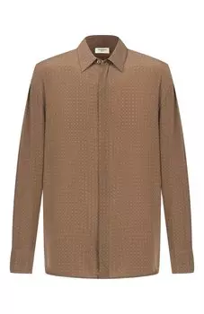 Шелковая рубашка Saint Laurent
