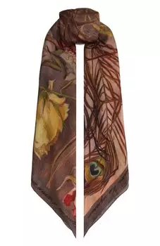 Шелковая шаль Брабантские кружева Gourji