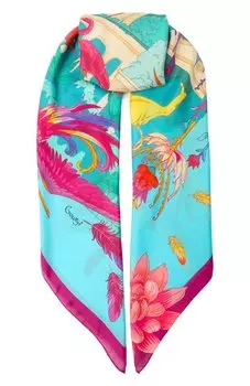 Шелковая шаль Дивный сад Gourji