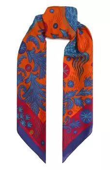 Шелковая шаль Дракон Gourji