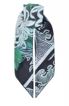 Шелковая шаль Хризантемы Gourji